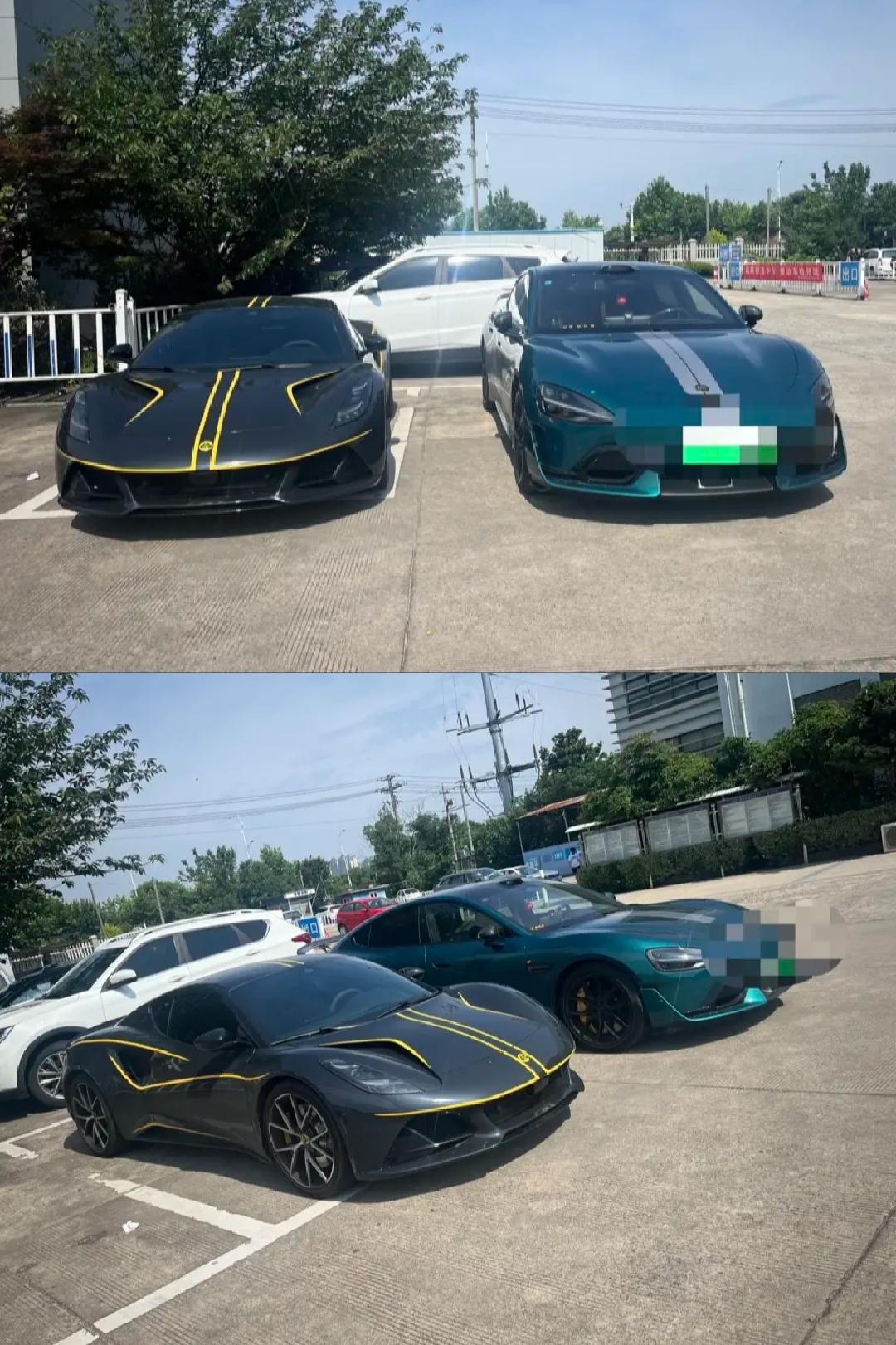 和真跑车一比就露怯