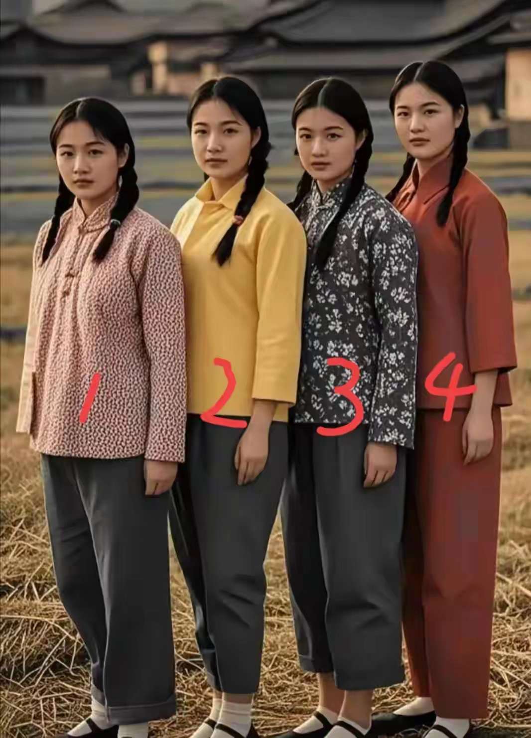 家里介绍的相亲对象你最喜欢的是几号？