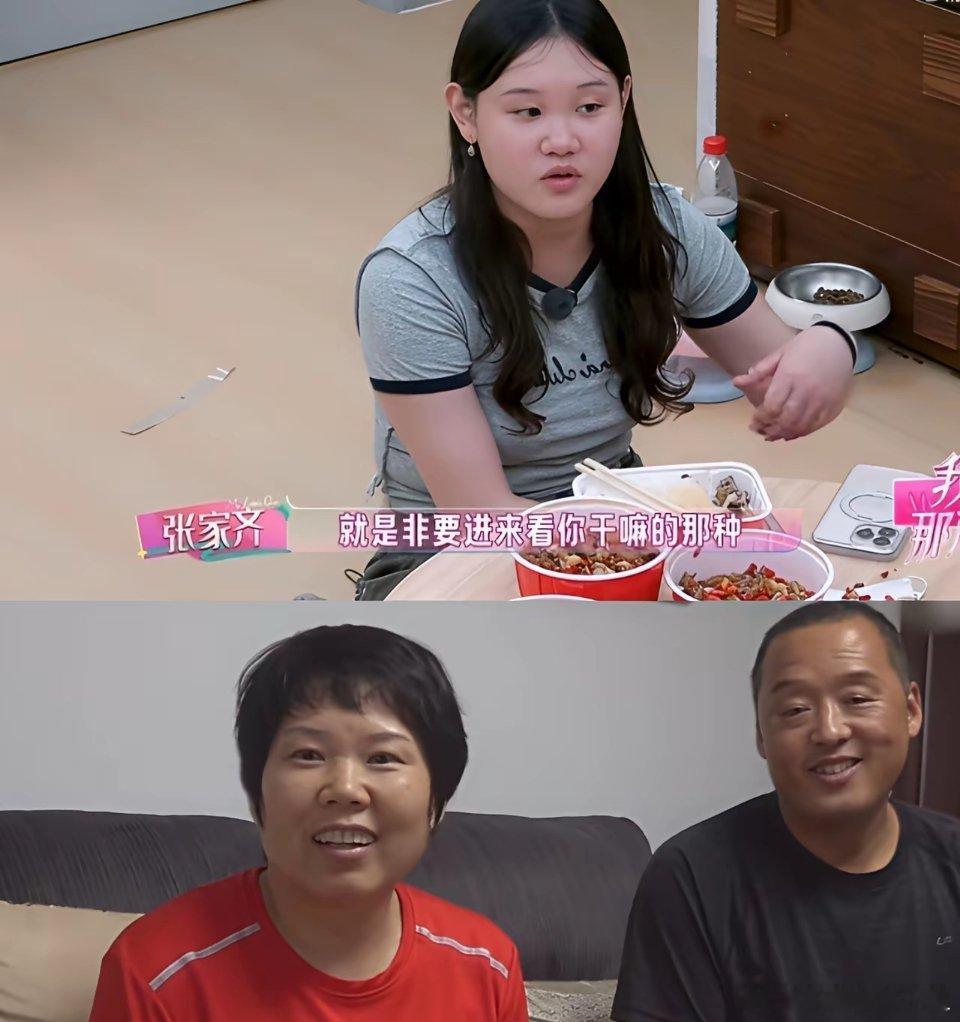 这段采访将近2分钟，张家齐爸爸只说了三句话。对女儿，他先说的是：“希望她平安。”