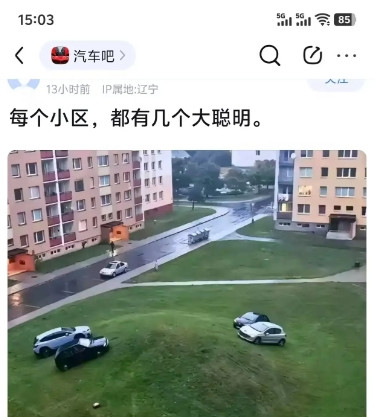 每个小区都有几个大聪明