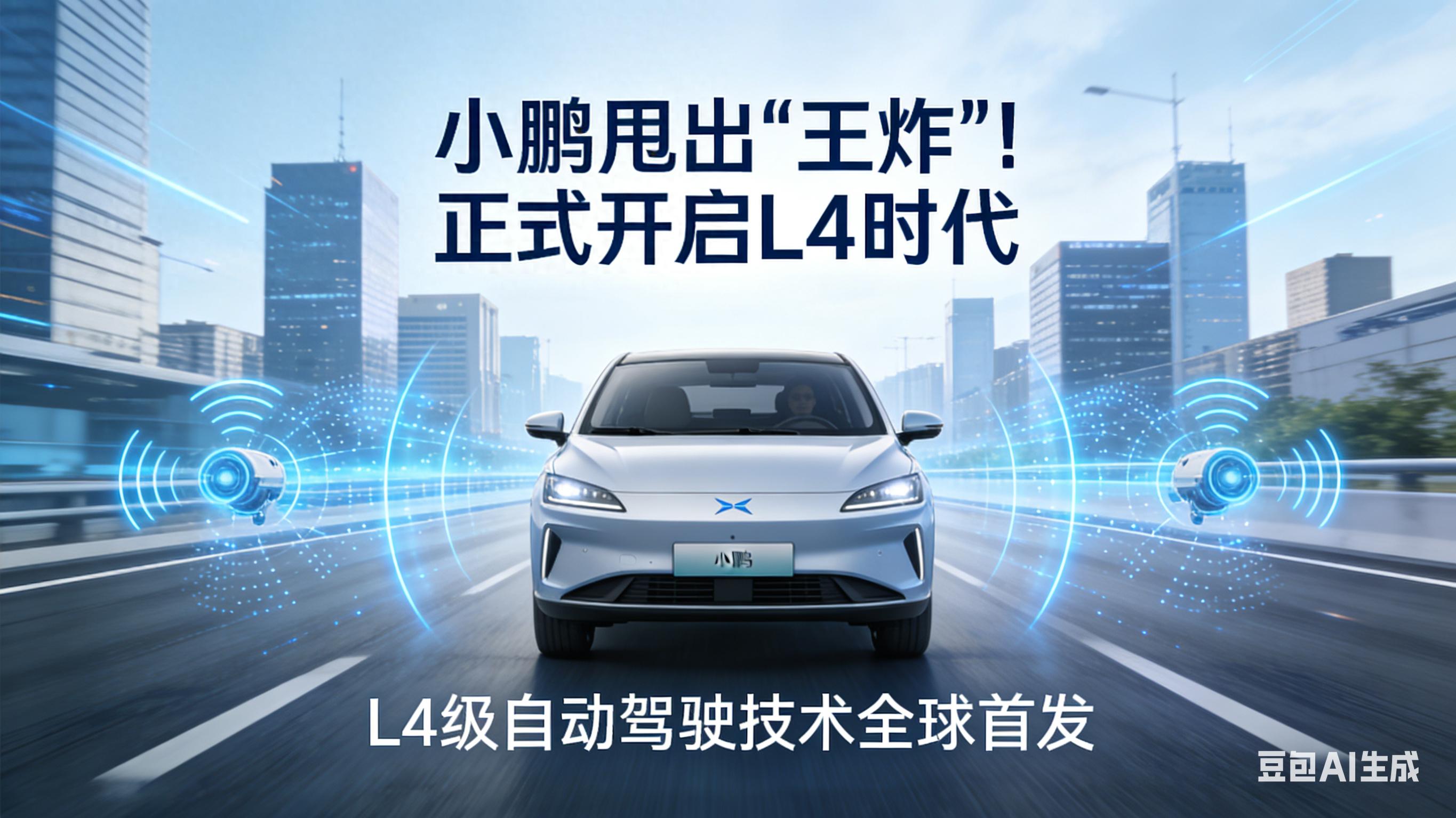 小鹏甩出“王炸”！正式开启L4时代