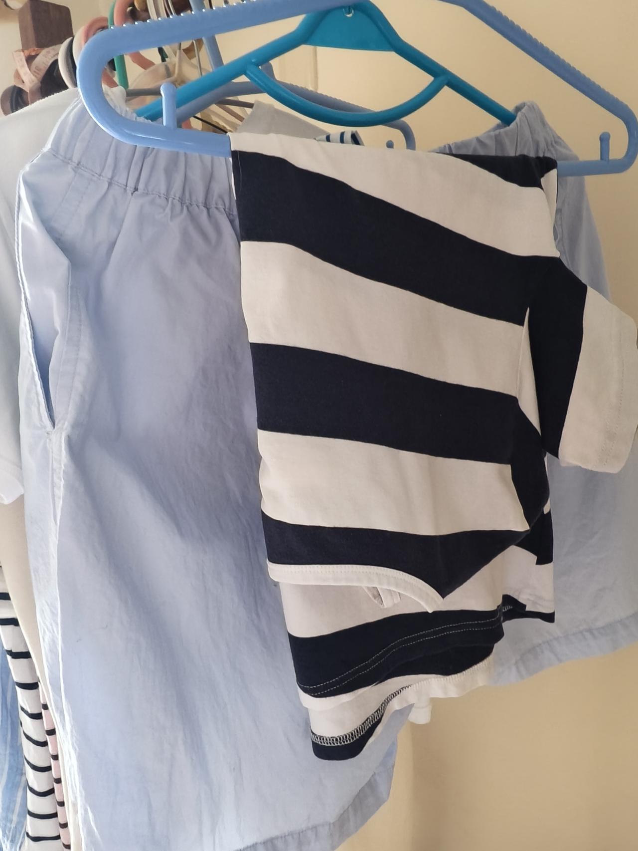 退休后终于活明白了，衣服过于多毫无意义徒增烦恼。这件纯棉T恤穿8年了，干干净净的