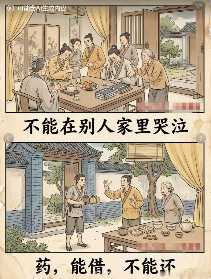 买房不要随便找人商量，古人的智慧一组国风民俗漫画，记录老一辈口口相传的民间老话，
