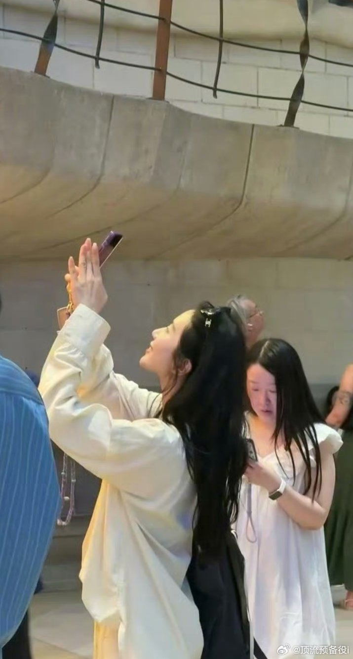 好消息大家都在偶遇刘诗诗，坏消息，看别人偶遇回去翻相册才知道自己拍到了刘诗诗🙉