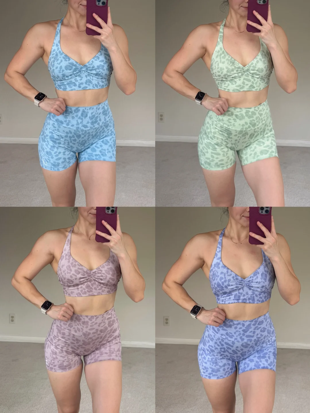 姐妹们帮忙看看bombshell豹纹留哪个颜色呀！