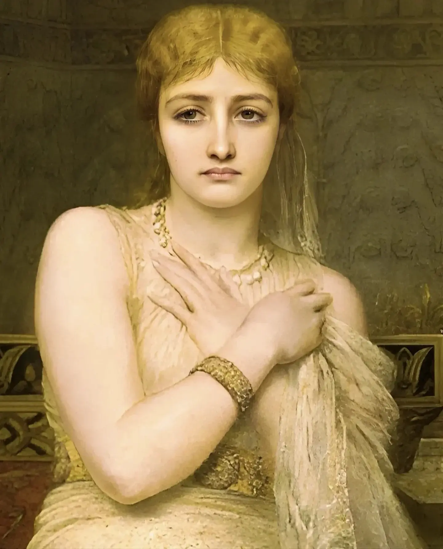 世界名画欣赏。这幅画的深层叙事,也是19世纪末女性意识的隐喻。在《以斯...
