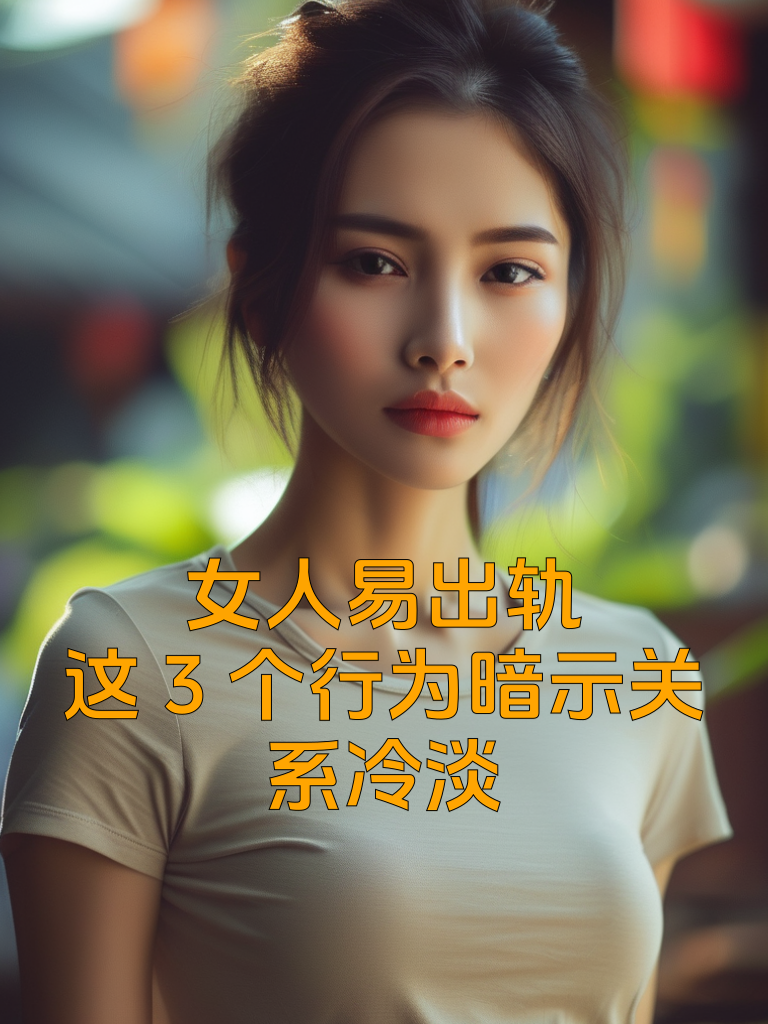 女人易出轨：这3个行为暗示关系冷淡