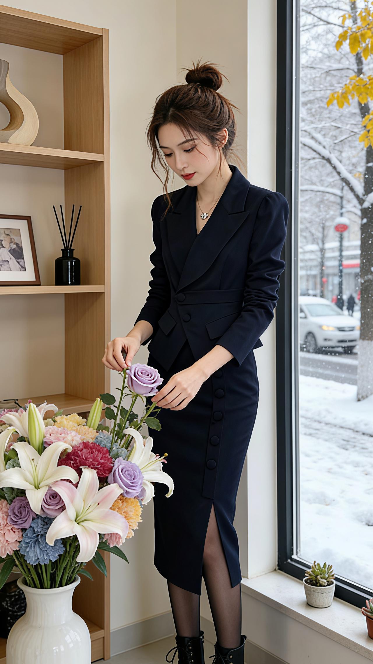 西装套装套装穿搭职场穿搭穿搭通勤搭配