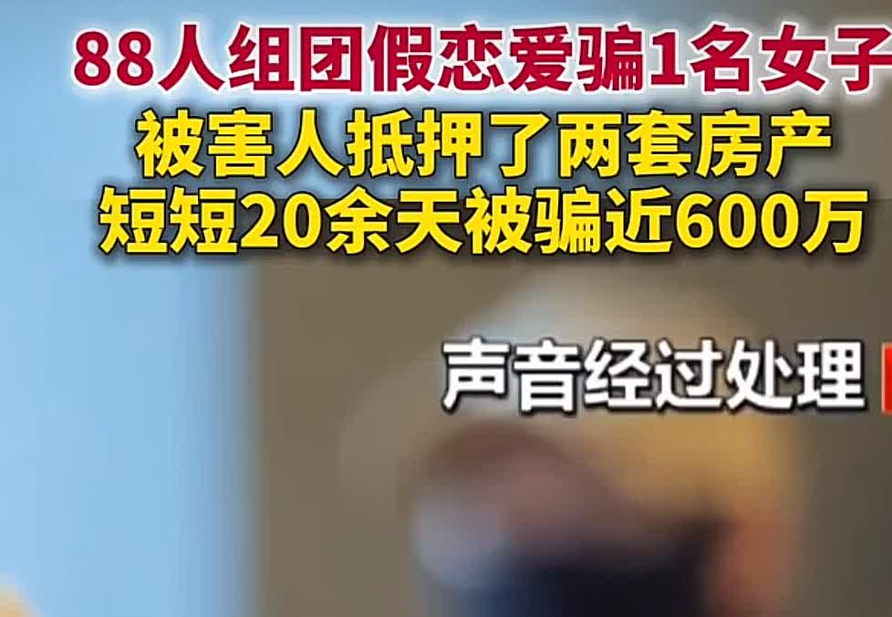 88人组团去骗一个女人！羊毛好薅也不能盯着薅一个呀，一起令人震惊的诈骗案件引发关