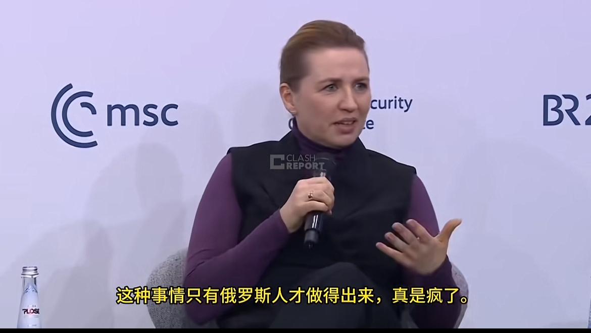 丹麦这个女首相，还好多管闲事，公开力挺乌克兰，她指责大俄打能源设施不地道，还呼吁