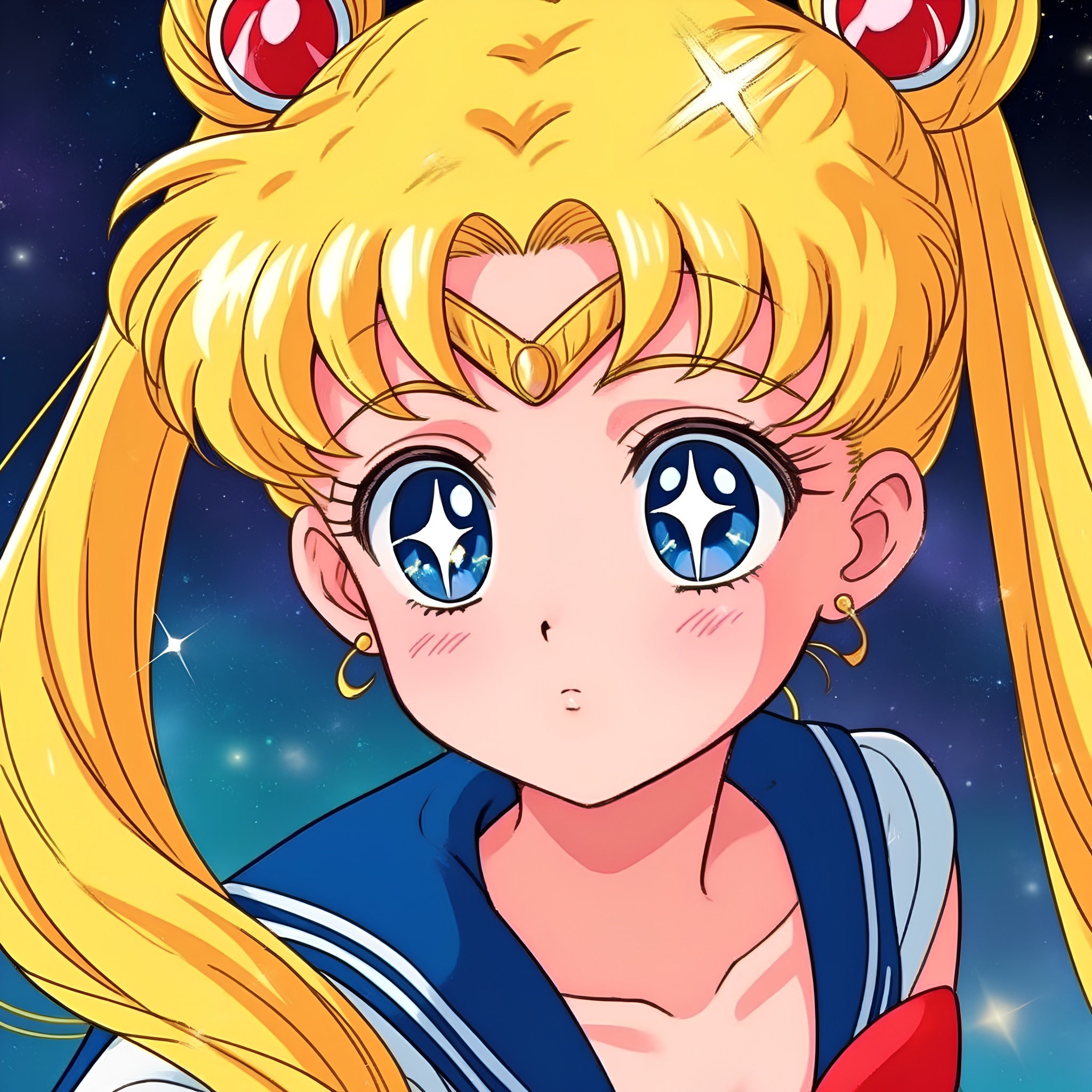 二次元卡通可爱美少女战士水冰月头像治愈系头像|卡通头像|月野兔壁纸