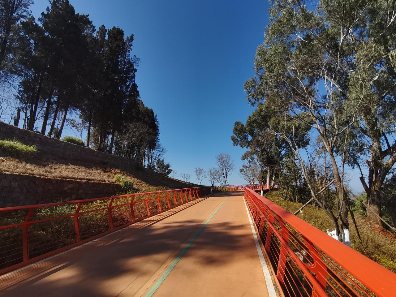 昆明的滇池绿道就是昆明最豪奢的一个超级景观，没有之一。这个景观长达七十多公里，