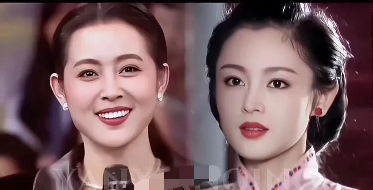 陈红好养眼啊！圆圆的脸蛋，雪白的肌肤，给人一种独特的美感！笑起来像一朵玫瑰花一样