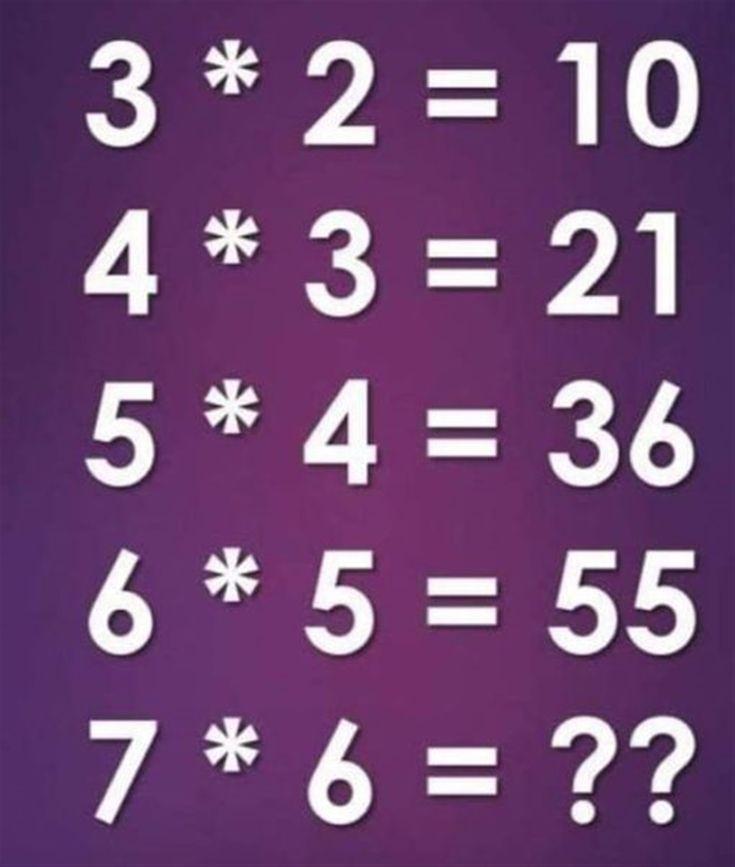 来看这组特别的运算：3*2=10、4*3=21、5*4=36、6*5