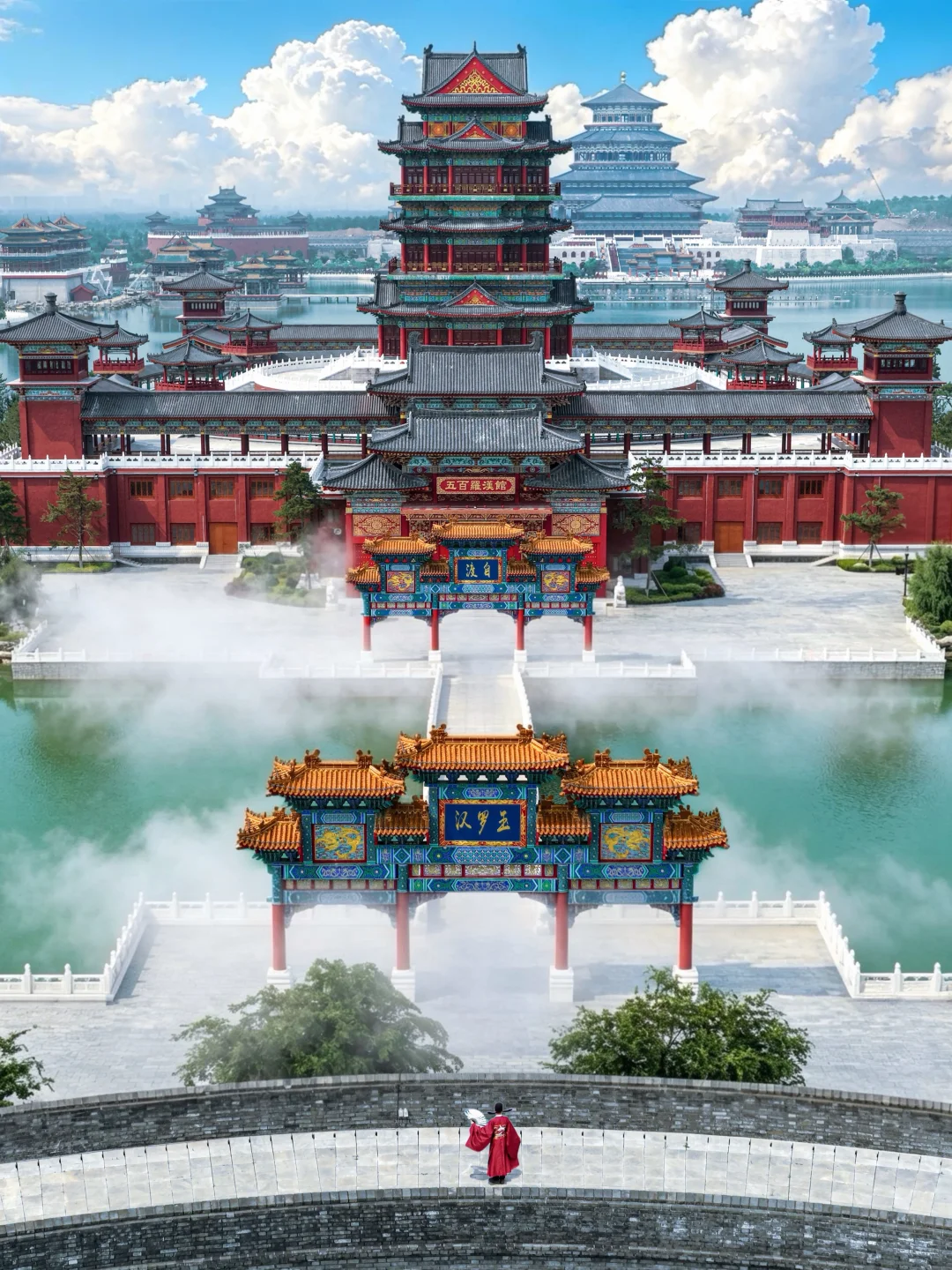 “此景只应天上有”，想不到在山东具象化了