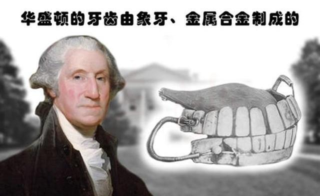 1784年，52岁的华盛顿牙齿早就已经掉光了，当时可没有所谓的假牙，于是华盛顿便