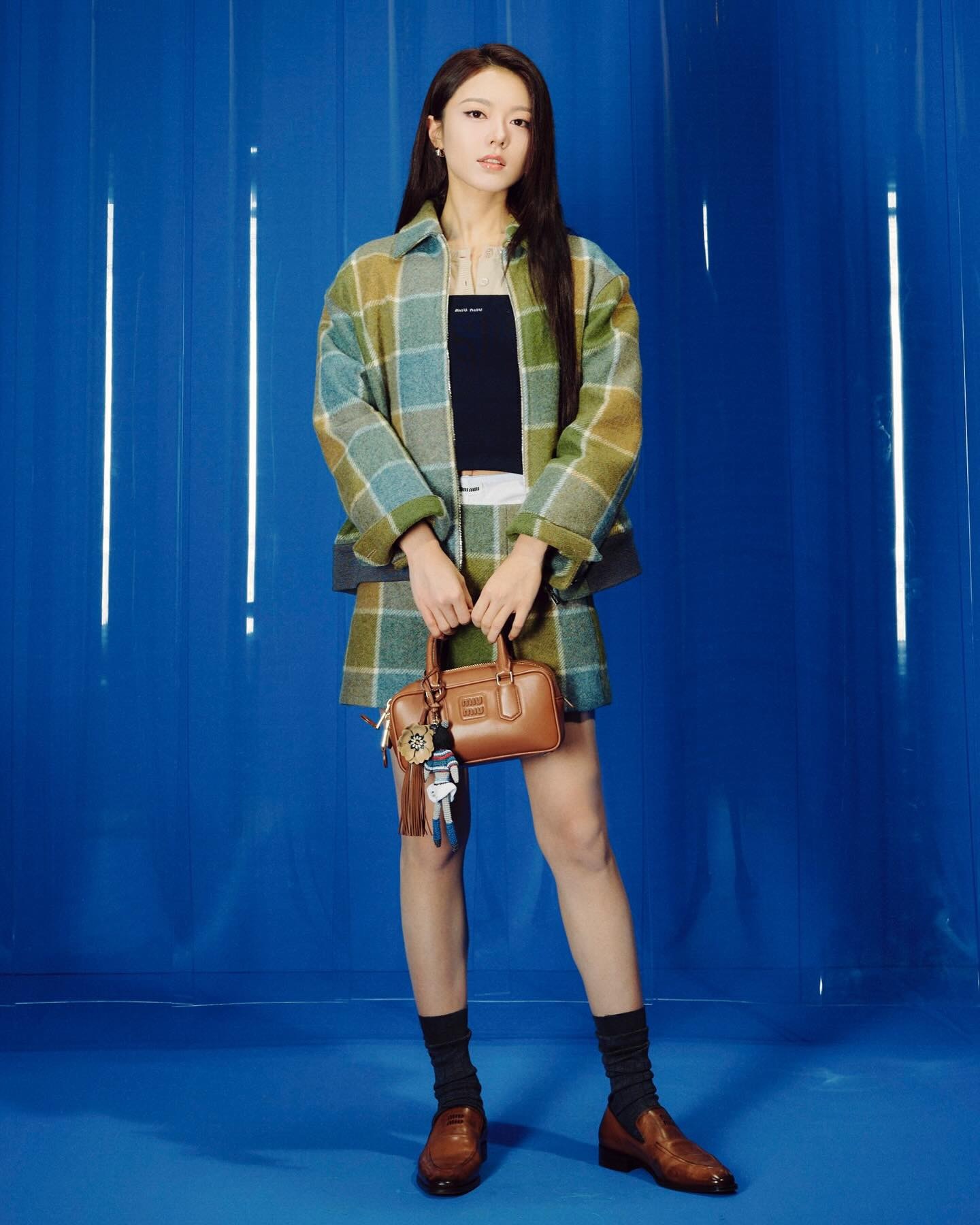 MiuMiu2026春夏系列于巴黎时装周正式发布，亮相秀场的中韩观秀明星