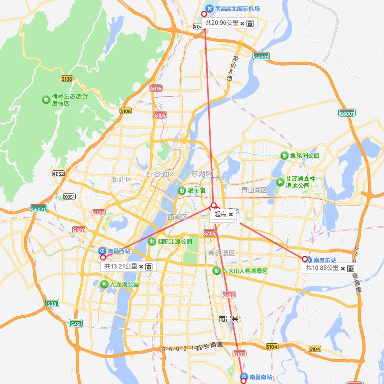 建议昌北机场站更名南昌北站国内各大城市中，在城区内分布五座火车客运站的为数不多，