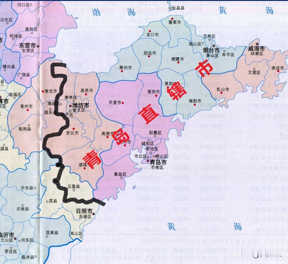 如果把烟台威海以及潍坊东部再加上五莲划给青岛，那么青岛就是妥妥的北方第二城，中国