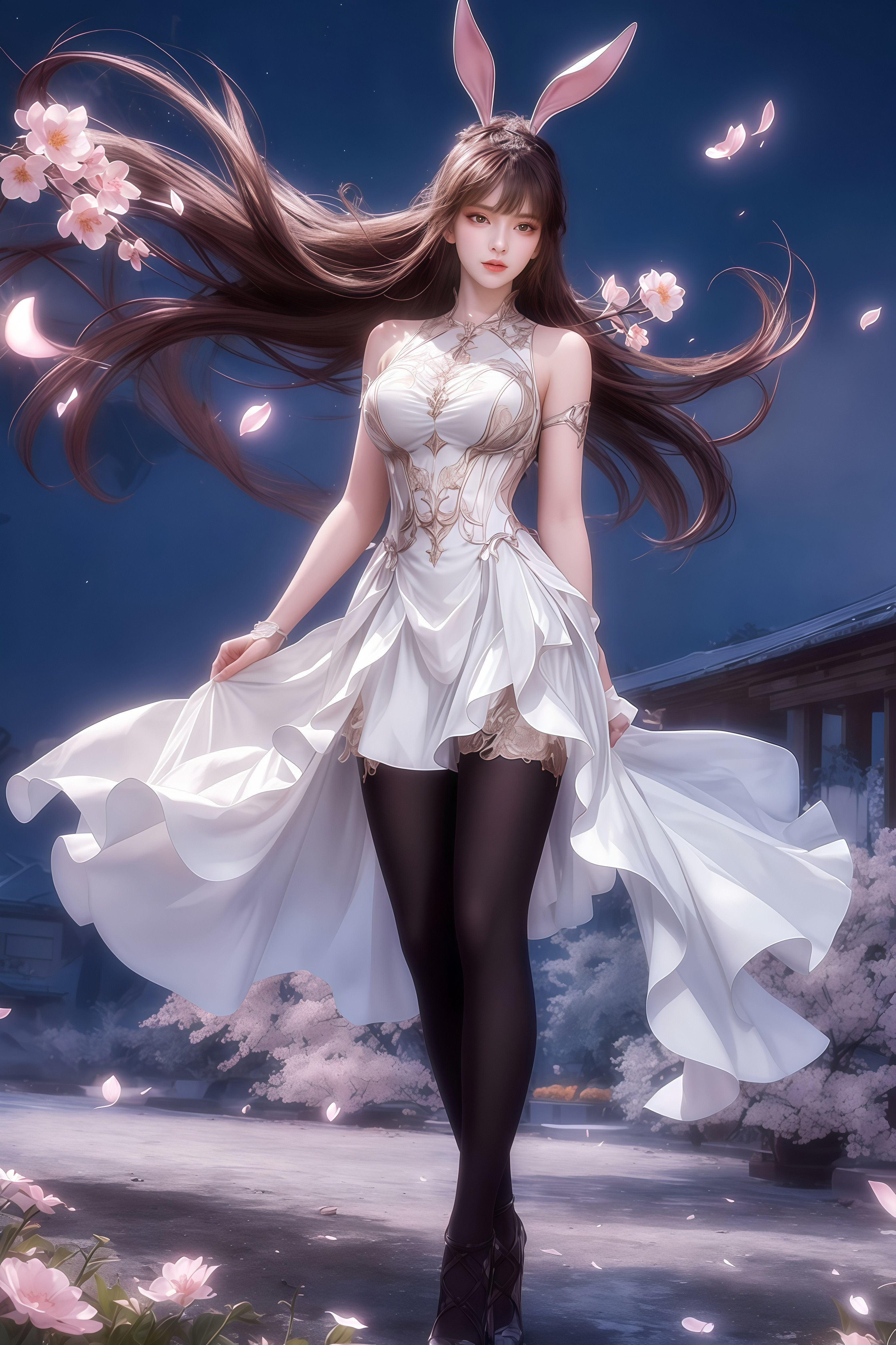 【国漫女神】《斗罗大陆》小舞AI手机壁纸：无须多言！真的是太美了！