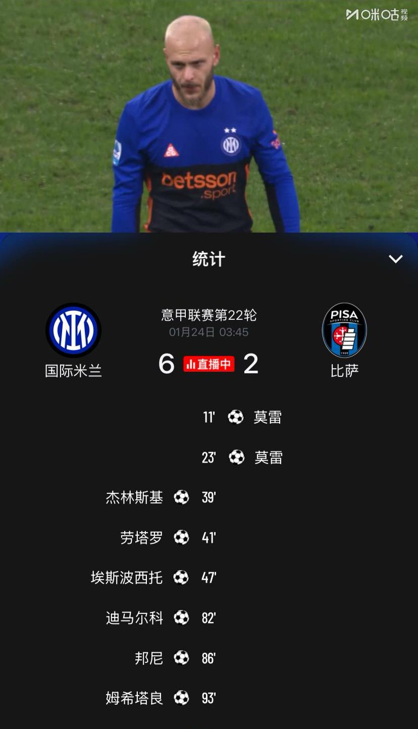 拒绝翻车，让二追六！意甲第22轮国际米兰主场上演让二追六的逆转好戏，最终国际米兰