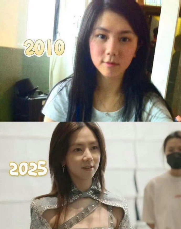 邓紫棋素颜嫩得惊人，差点认不出，状态真好。​​​