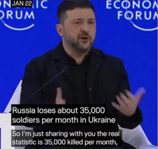 泽连斯基：一个月击毙35000俄军！为啥却被乌军战报打脸？ “一个月打死3