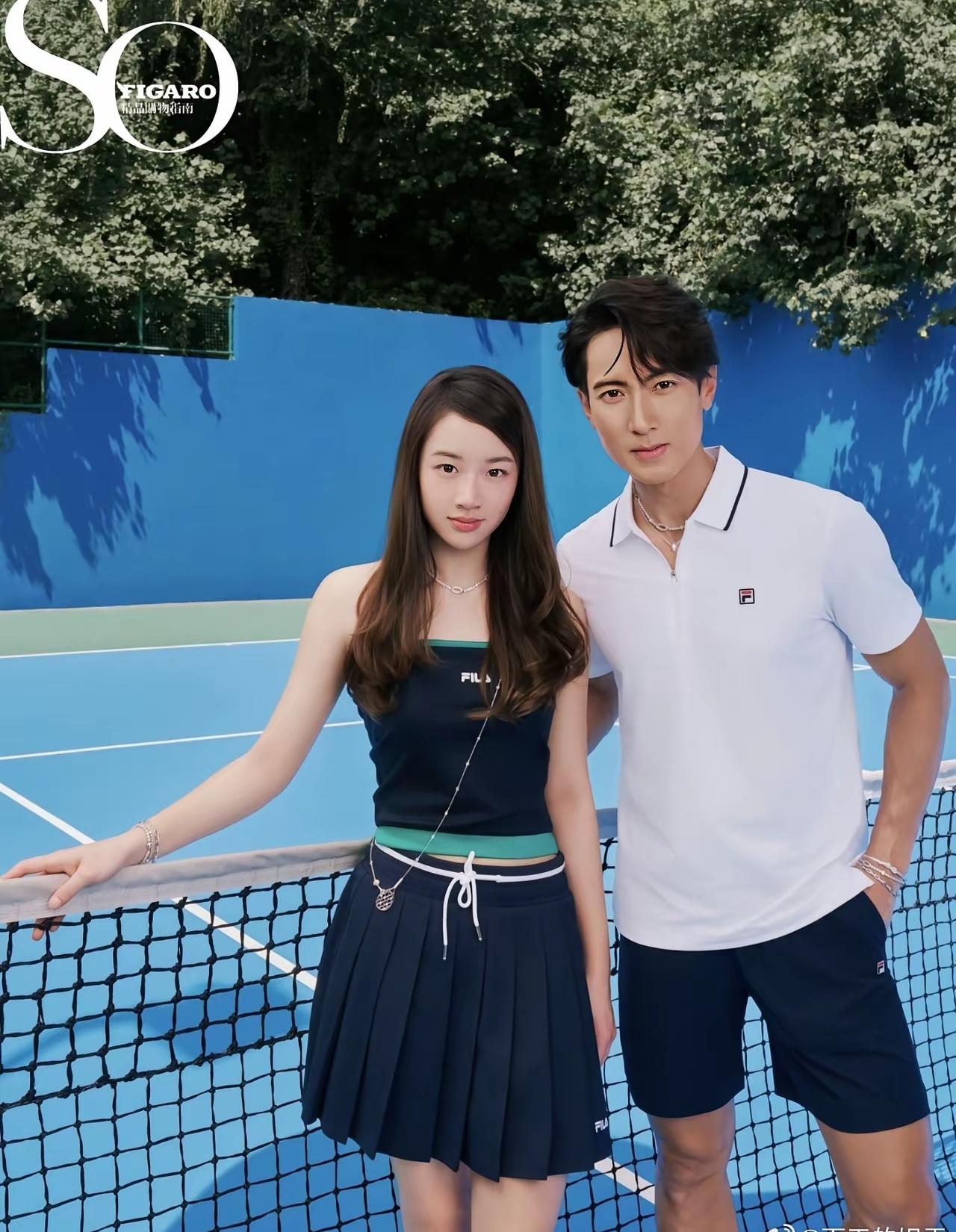 基因这东西真是神奇不信你看吴尊他女儿长的很像年轻时的他​同样的高鼻梁、深眼