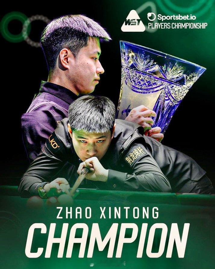 赵心童斯诺克球员锦标赛夺冠赵心童🇨🇳以10-7战胜希金斯🏴󠁧󠁢󠁳󠁣