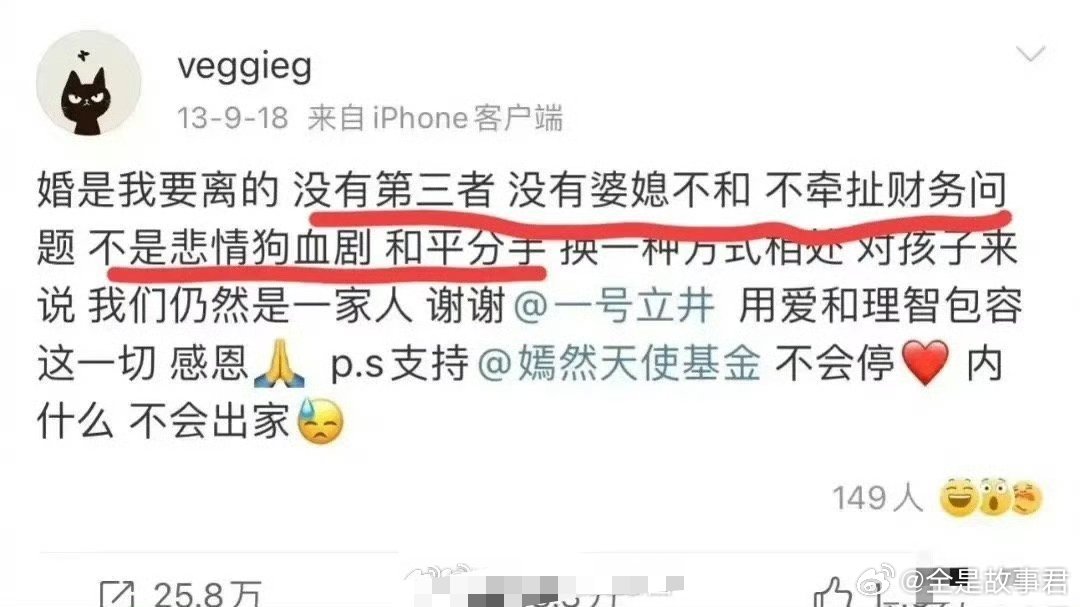 11年过去，王菲当年的离婚官宣依然霸气。​​​​