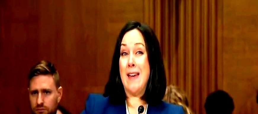 美国女议员很委屈，因为觉得中国欺负美国！女议员说美国千辛万苦采集的矿石，还要拉