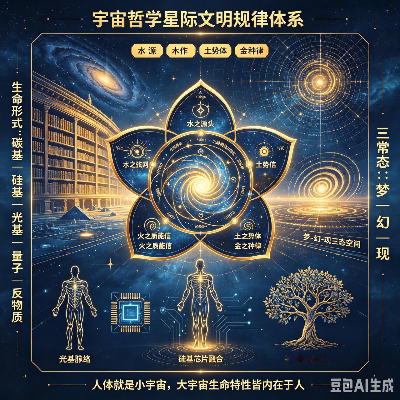 宇宙的本质遵循什么规律呢?五行九阶规律。这五行九阶规律，是宇宙运转的深层密码。