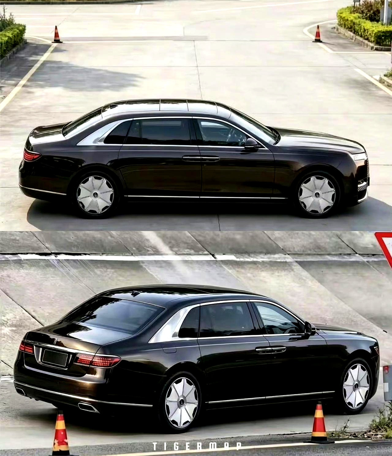 仰望曝光的那台顶奢行政轿车，直接搞了个劳斯莱斯同款对开门，网上一片叫好，可实际上这步棋八成走偏了对开