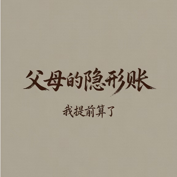 父母老了，这笔"隐形账"我提前算了