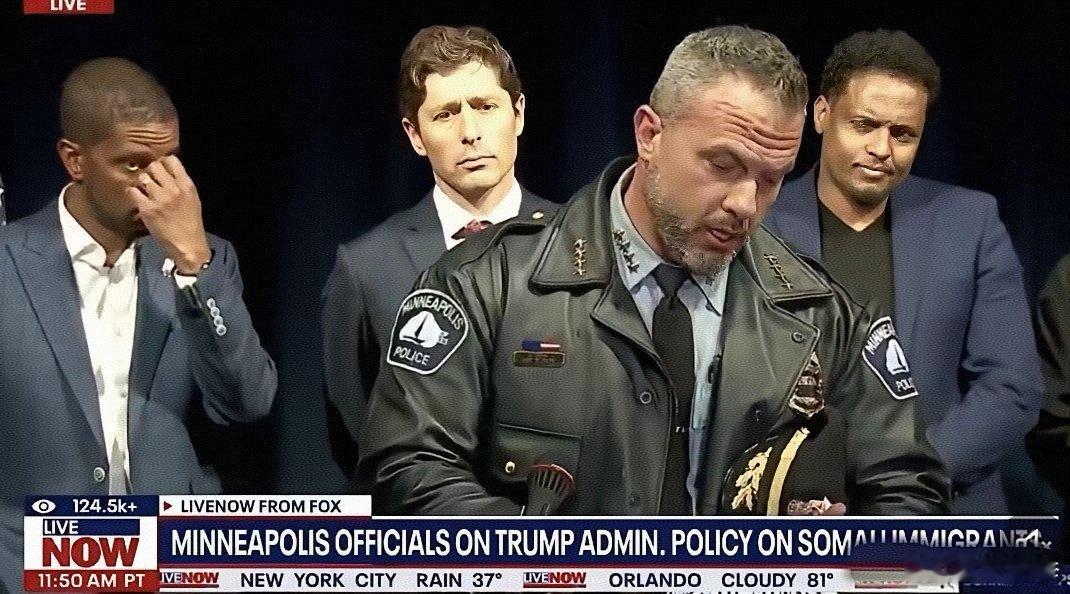美国明尼苏达州最大城市明尼阿波利斯警察局长布赖恩·奥哈拉（BrianO’Har
