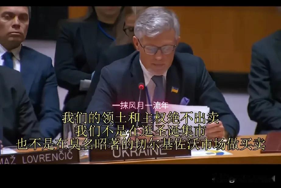 乌克兰说话很重，用了“臭名昭著”四个字：12月9日，乌克兰联合国代表梅尔尼