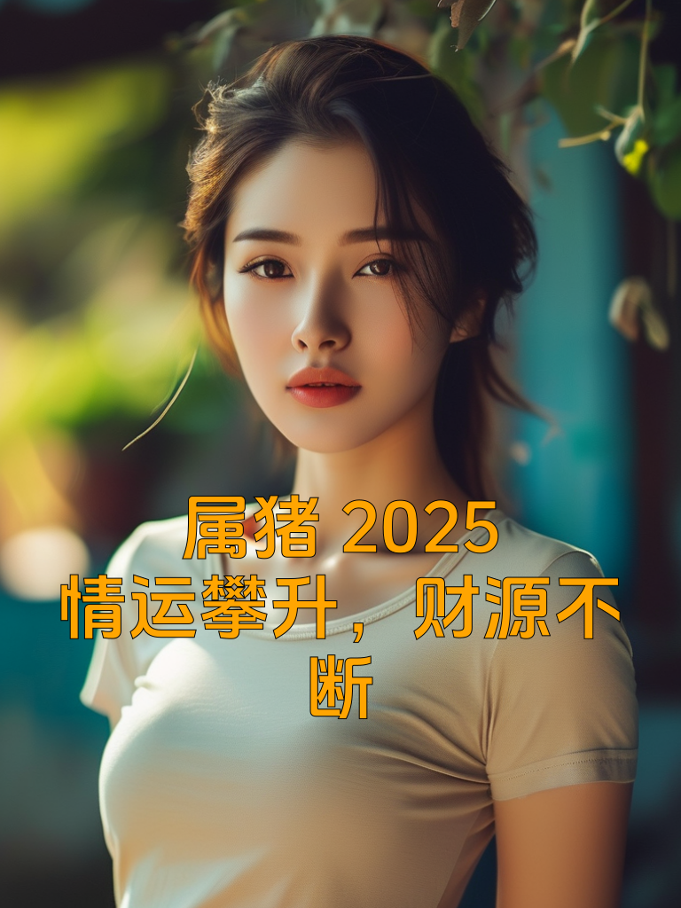 属猪2025：情运攀升，财源不断