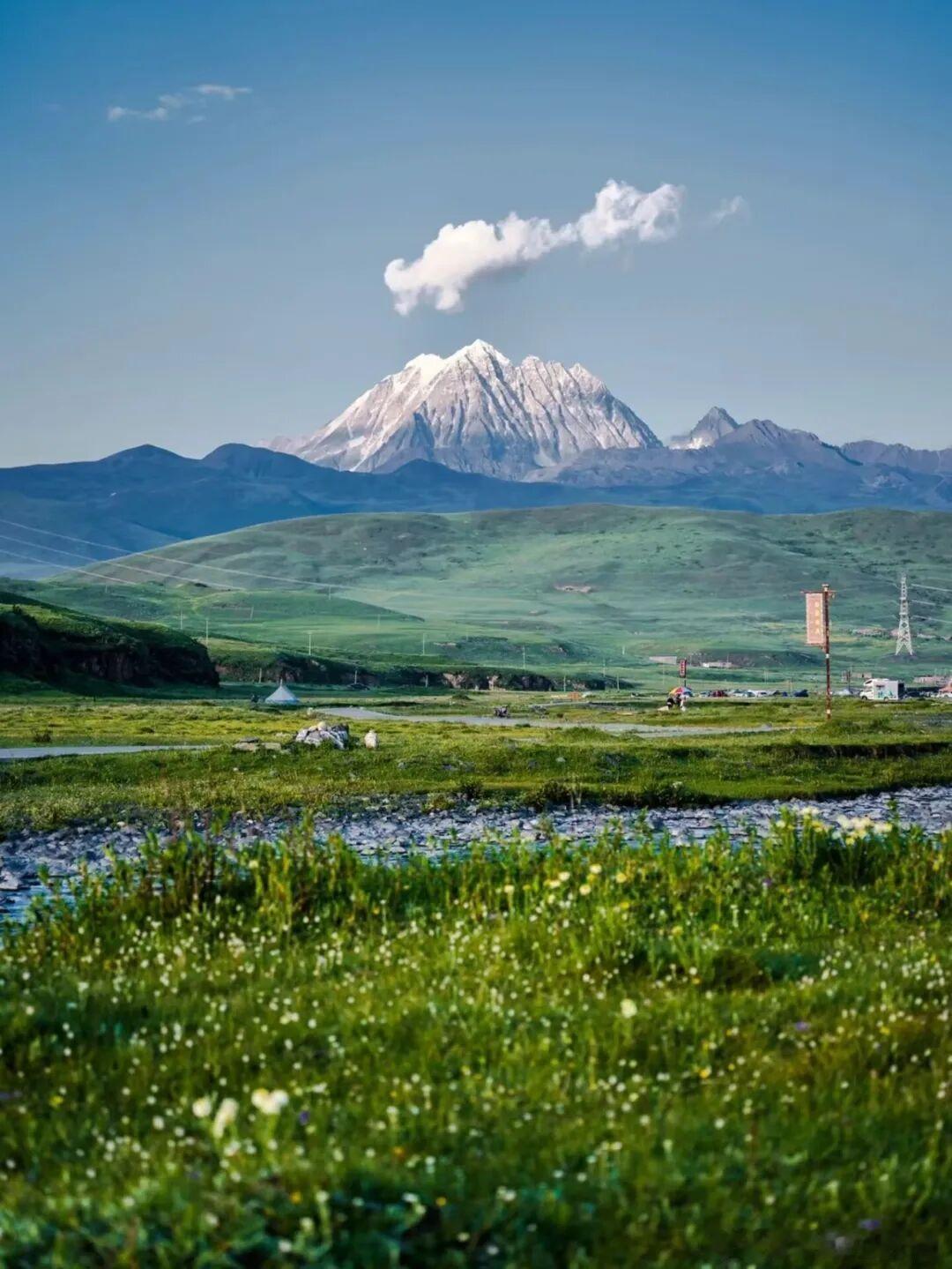 川西小众秘境｜鱼子西+塔公环线追雪山星空🏔鱼子西自驾直达山顶，4200米