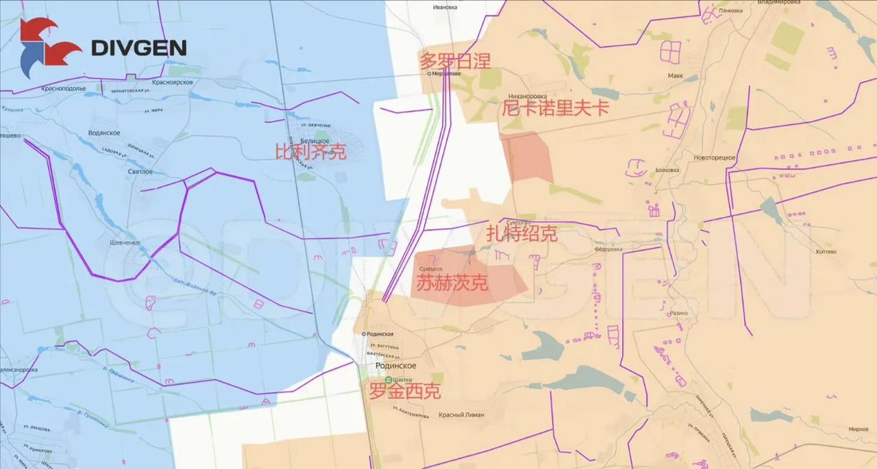 乌军此前在红军城以北通过反攻占领的地盘如今在俄军重新进攻之后又一点一点吐了出来，