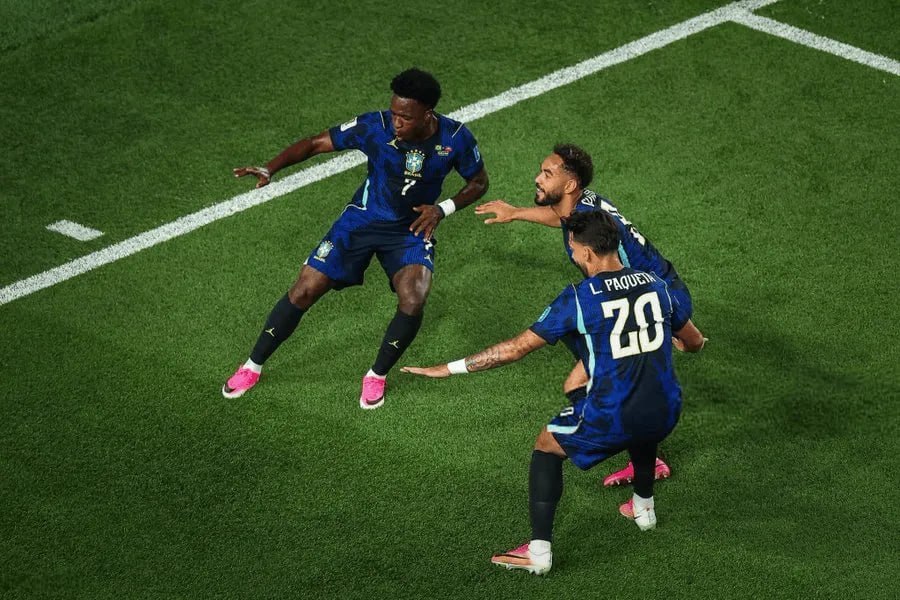 巴西3-0海地全场数据：控球率近64开，射门8-8，射正5-3世界杯小组赛第二轮