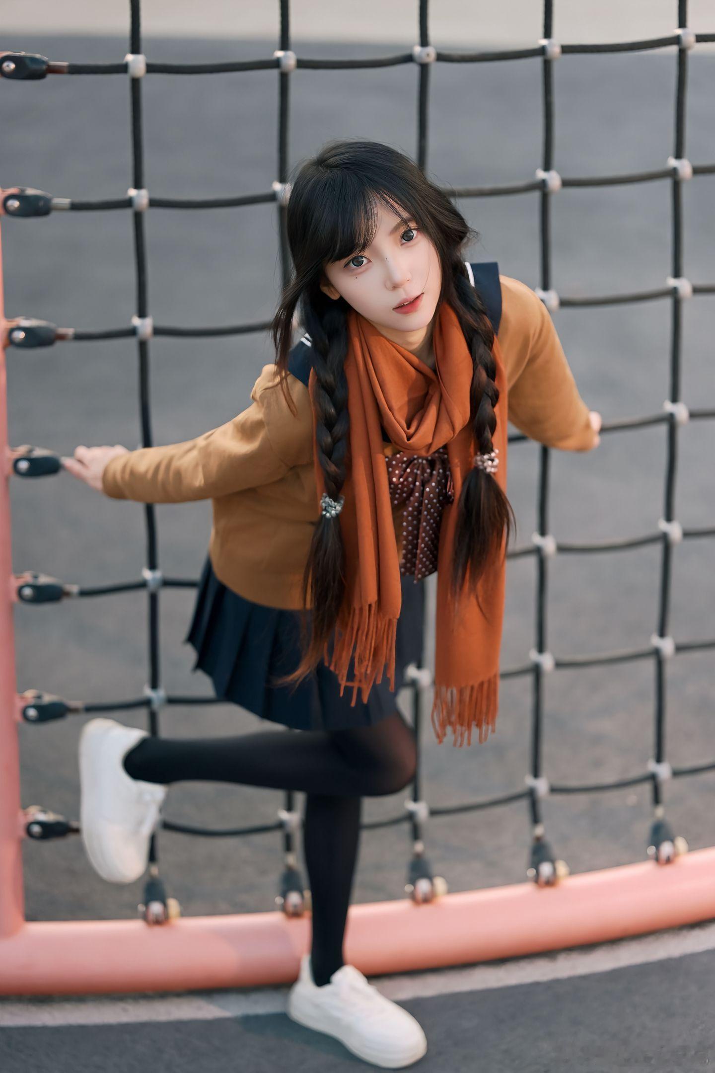 jk私影贪玩jk女孩美女绘梦长廊