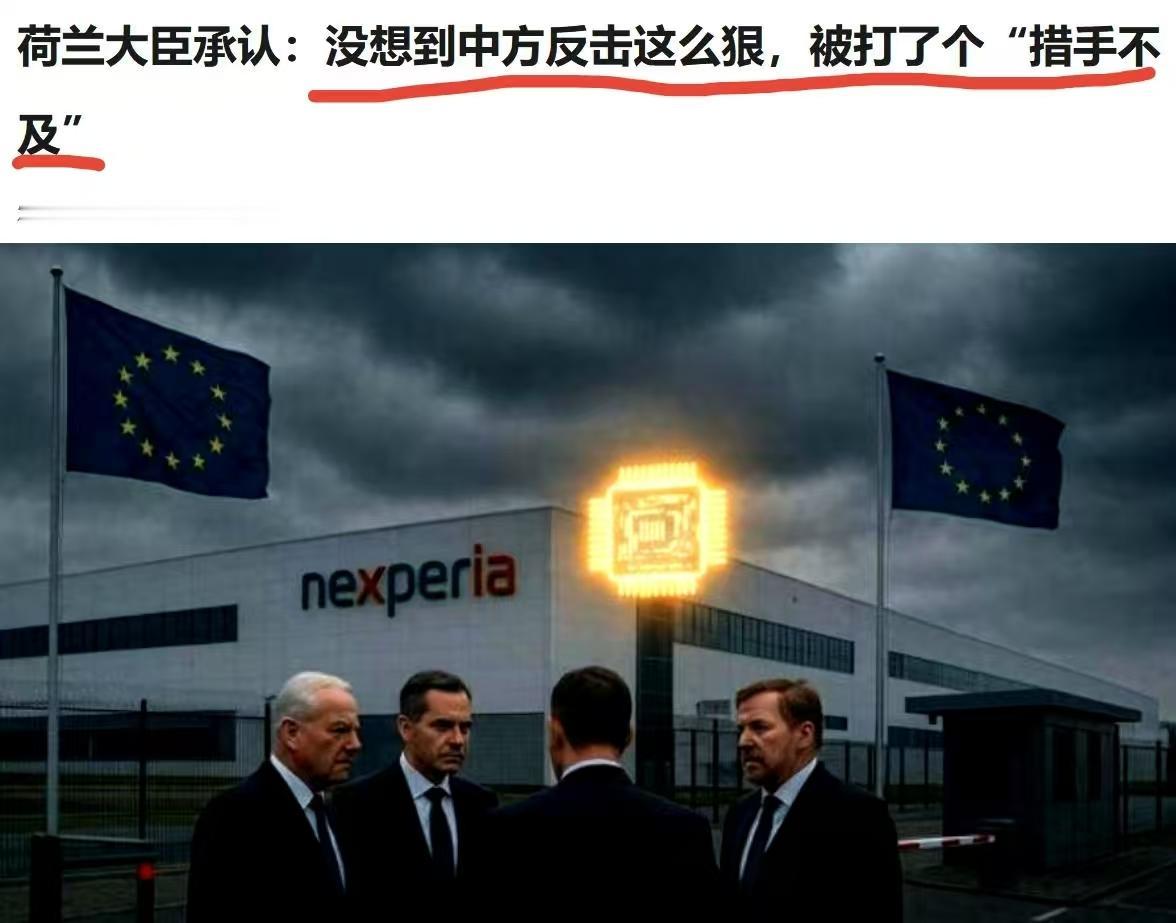 终于知道什么叫疼了吧，终于知道什么叫措手不及。荷兰外交大臣哭丧着脸说，