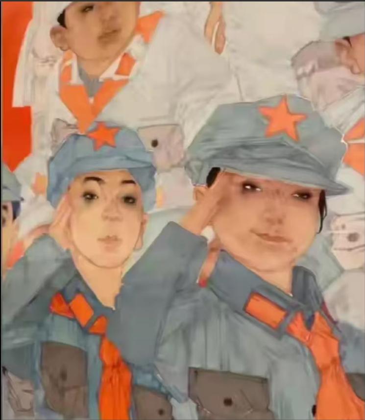 清华美院博士画长征翻车，大家都在问“谁审的”。但真正该问的不是谁审的，是为什么审