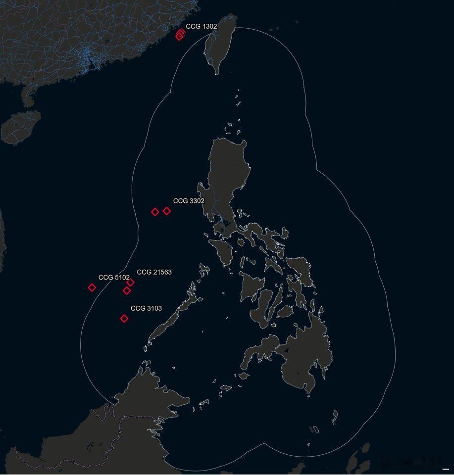 中国海警舰艇在南海东部海域执法巡查：菲律宾昨天高调纪念“仲裁”十周年，丝毫改变不