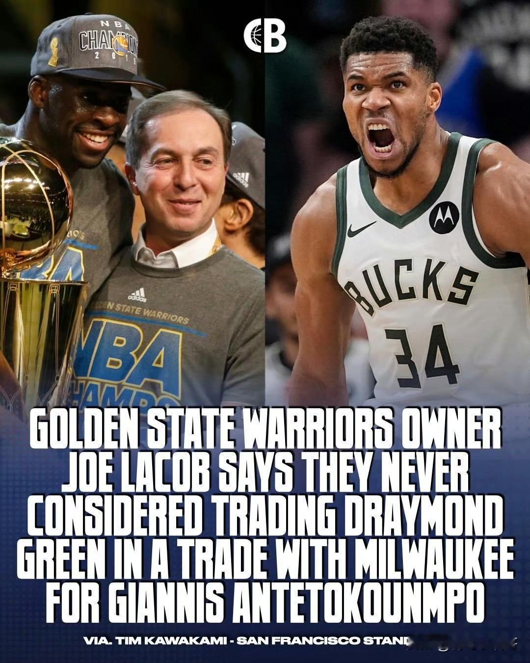 休想打格林的主意！！！勇士老板公开辟谣：追梦是球队核心不会被交易！根据外媒最