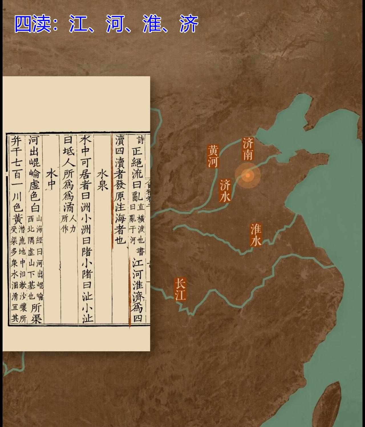 上古时“江”专指长江，“河”专指黄河，其余河流皆称“水”。随着疆域拓展、人口流动