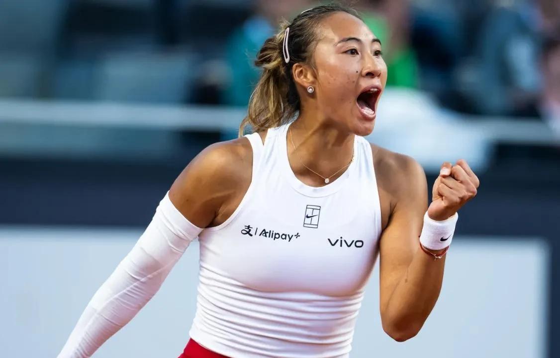 翻山之战虎妞难敌淘米姐北京时间5月13日凌晨，2025年WTA1000罗马站女