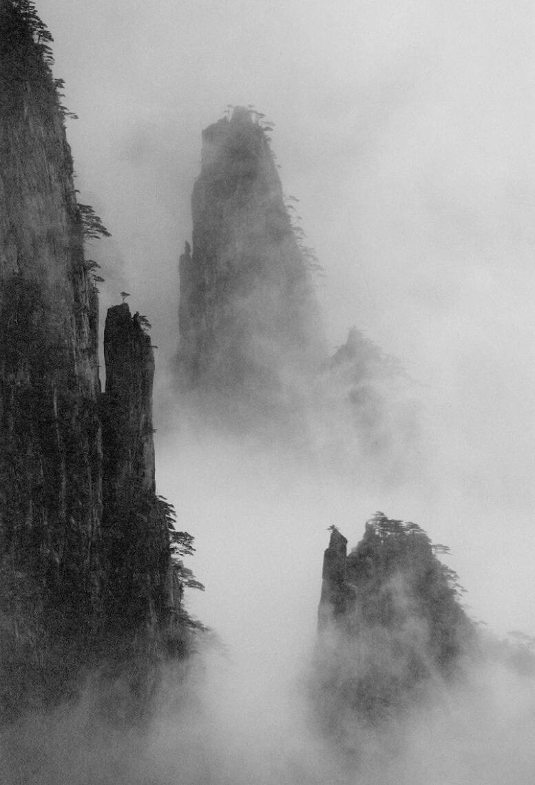 1985年的安徽黄山，宛如仙境​​​