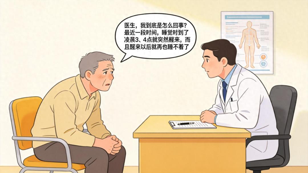 睡觉时总在凌晨3、4点醒来，一般暗示四大疾病，别忽视凌晨三四点醒来，躺在床上