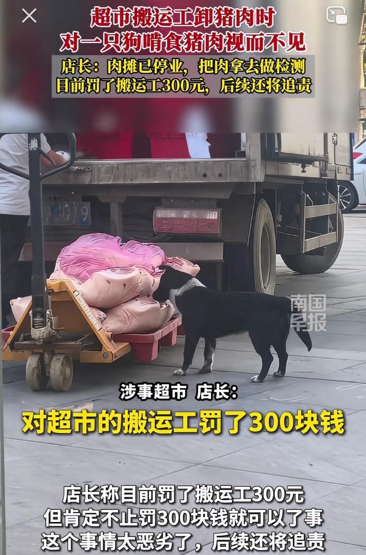 湖北孝感某超市发生了一件非常不可思议的事情，涉事店长表示已经开除了卸货员工，并罚